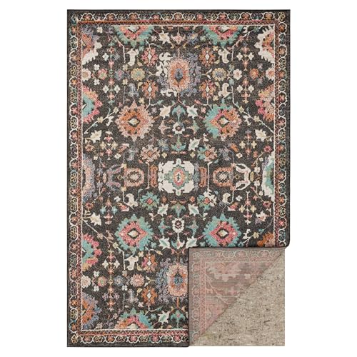 Mohawk Home Non Slip Rug Pad 3' x 12'- 1/4" Thick Felt + Latex Rubber Gripper - Dual Surface Cushion for Hardwood, Carpet, Tile Floors, Made in USA - size: 3' x 12' (Rectangular), style: 1/4 Inch Dual Surface Rug Pad
