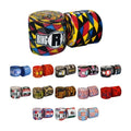 Ringside Apex 180” Boxing Hand Wraps Pair - Durable, Elastic Training Wraps with Hook & Loop Closure, Multi-Color Options, Perfect for MMA, Muay Thai, Kickboxing - color: Multicolor