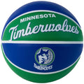 WILSON NBA Team Retro Mini Basketballs - Mini Size - 3" - color: Minnesota Timberwolves, size: Mini