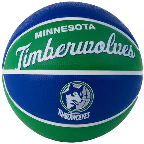 WILSON NBA Team Retro Mini Basketballs - Mini Size - 3" - color: Minnesota Timberwolves, size: Mini