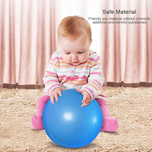 2 Pack Exercise Balls, 8-9 Inch Mini Pilates Yoga Balls, Anti-Burst Small Fitness Balls for Pilates, Yoga, Core Training and Physical Therapy, Improves Balance - color: Blue