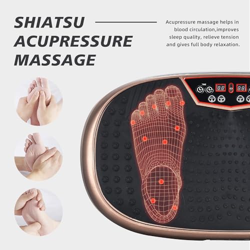 EILISON FitMaxx 3D XL Vibration Plate Exercise Machine - Whole Body Workout Vibration Platform w/Loop Bands - Lymphatic Drainage Machine for Weight Loss, Shaping, Recovery