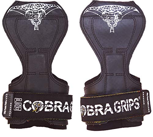 Cobra Grips Weight Lifting Gloves with Adjustable Neoprene Padded Wrist Wraps - Heavy Duty Alternative to Power Lifting Hooks for Deadlifts - color: FIT MILT CAMO Rubber, size: 4.25 - 7.0"