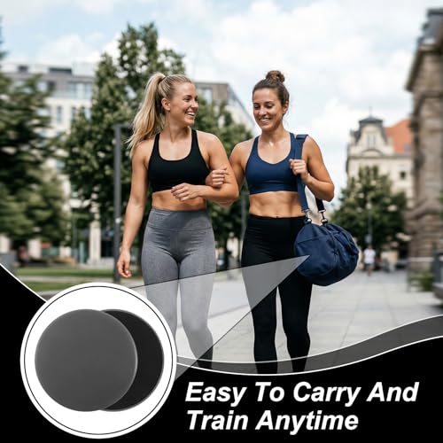 24 Pcs Core Sliders for Exercise - Dual Sided Workout Discs for Abdominal, Core Strength Training on Hard Floors & Carpets - Fitness Sliders Equipment for Gym, Home, Pilates, Yoga
