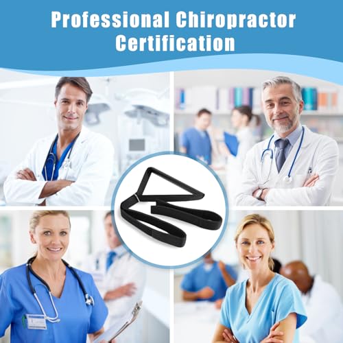 Neck Stretcher Strap, Neck Strap Cervical Traction Device for Neck Pain, Spine Chiropractic Decompression Tool with Comfortable Handle and Chin Belt