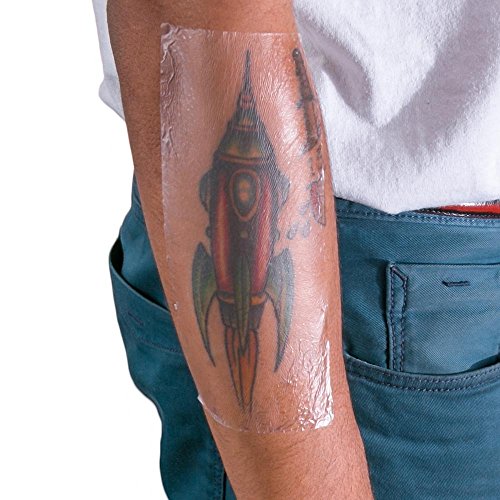 Recovery Aftercare Derm Shield Tattoo Cover Up Patch - Latex-Free & Waterproof Tattoo Aftercare Bandage - Transparent Matte Film - Breathable & Flexible - Promotes Healing & Skin Renewal (5.9" x 8 yd) - size: 5.9 Inch x 8 Yards