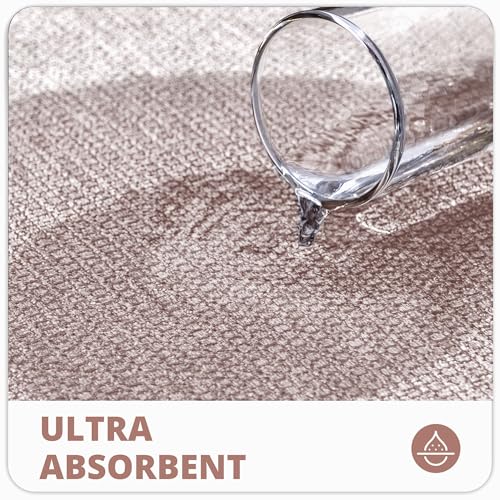 Bath Mat,Ultra Thin Bathroom Runner Rugs,Large Bath Mats for Bathroom,Quick Dry,Non-Slip,Machine Washable,Low Pile,Bath Rug,Shower Outside,Sink,Home Decor Accessories.Beige,1'5"x2'11"（17x35inch） - color: Beige, size: 1'5" X 2'11" (Runner)