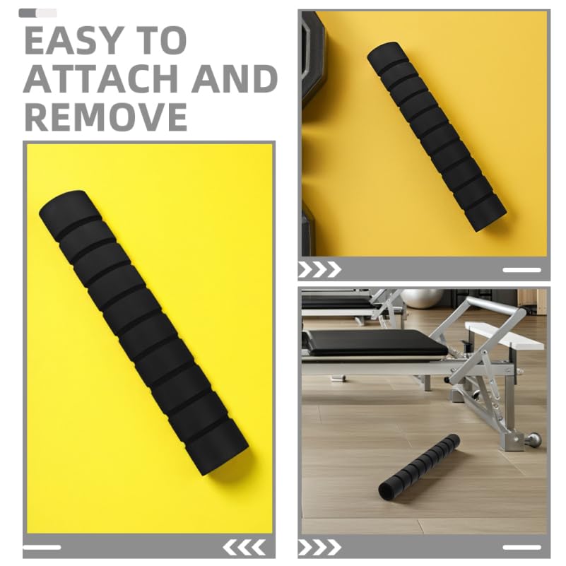 Alasum Pull-up Bar Pad 2-Pack Anti-Slip Foam Sleeve Grip Covers for Gymnastics Bar Portable Workout Grip Pads for Home Strength Training 7.87X1.57X1.57In