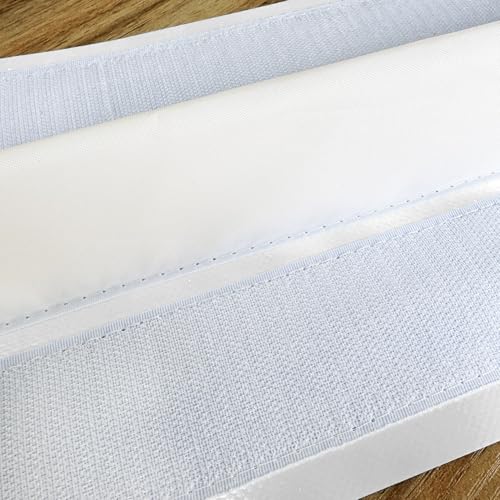 Sumery 3ft/6ft Air Mat Tumble Track Connector Tape for Inflatable Tumbling Gymnastic/Yoga/Camping White（NEW） (40) - color: White