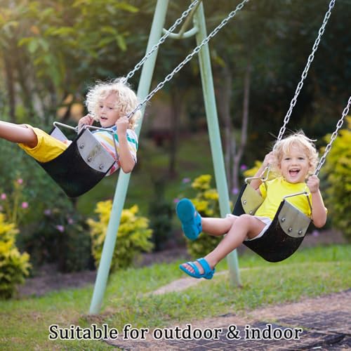 2 Pack 44in Hanging Swing Chain with 4 Carabiners, 660LB Capacity Hanging Kits Heavy Duty Hanging Chair Hardware for Hammock Swing Hanging Chair Punching Bags Sandbag Indoor Outdoor Yoga Gym (Silver) - color: Silver, size: 2 Pack 44 inch