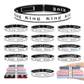 16Pcs Bed Sheet Organizer Bands & Labels - Foldable Sheet Set Organizer - Queen, King, Full, Twin - size: 16Pcs-Mix