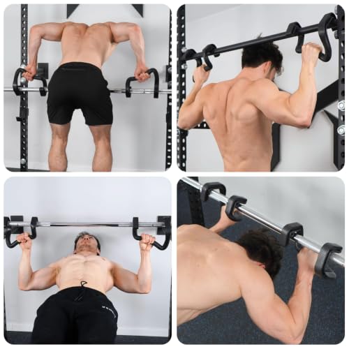 KENSUI Arx Grips - Wide Grip Pull Up Attachment, 800 lb Tested Capacity | Dynamic 5° to 35° angle gives multiple pulling positions for rows, pulldowns, shrugs and back training