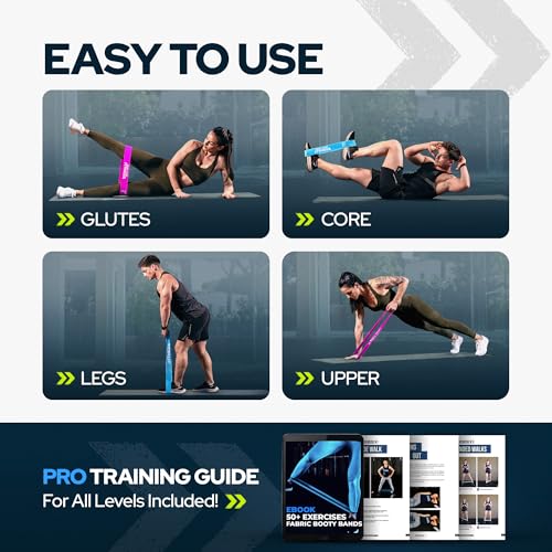 Sculpt Your Dream Glutes and Abs with Non-Slip Mini Loop Resistance Bands and Core Sliders for Working Out– Durable and Portable Equipment for Booty Gains, Core Strength, and Total Body Workouts