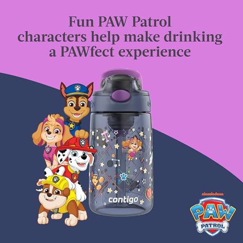 Contigo Aubrey Kids Water Bottle - color: Paw Patrol Space, size: 14 oz (Pack of 1)