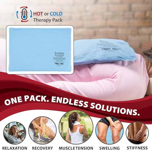 Reusable Hot & Cold Therapy Pack for Knee, Back & Shoulder Pain, XLarge | Flexible reusable therapy pack delivers soothing hot or cold therapy to help relieve pain, swelling, and muscle soreness. - size: XLarge- 12.5 x 18.5 Inch