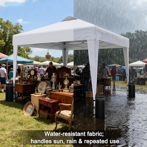 Canopy Weights Sand Bags for Weight Windproof Pop up Canopy Tent -(No Sand)-4 Pack-120LBS - color: Dark Black