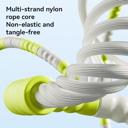 Adjustable Dual-Bearing Jump Rope with Soft TPU Beads – Tangle-Free, Smooth-Spinning, Durable for Indoor/Outdoor Cardio, for Kids & Adults - color: Pink