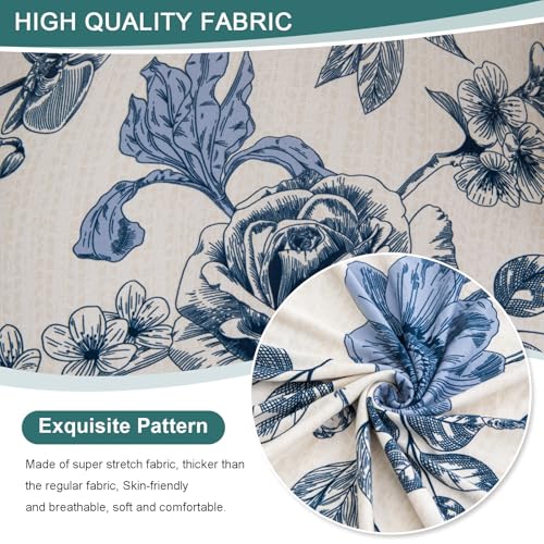 NILUOH Wingback Chair Slipcover 2-Piece Stretch Wingback Chair Sofa Slipcover Armchair Cover Printed Furniture Protector Couch Soft with Elastic Bottom for Living Room - color: Lzk-01