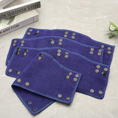 UNCO Hard Hat Sweatbands - 4 Pack, Navy Blue, Washable & Reusable Hard Hat Liners - color: Navy Blue, size: 4 Pack