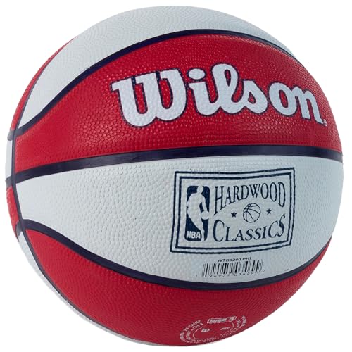WILSON NBA Team Retro Mini Basketballs - Mini Size - 3" - color: Philadelphia 76ers, size: Mini