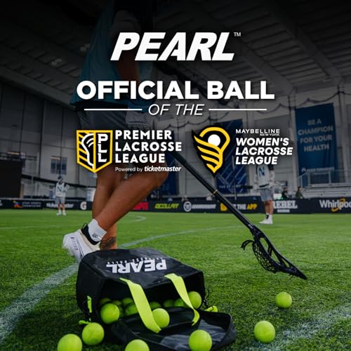 PEARL X Greaseless Lacrosse Balls by Guardian Innovations - Official Ball of NCAA Championships - Meets NOCSAE Standards and SEI/NCAA Certified - color: Optic Yellow, size: 3 Pack