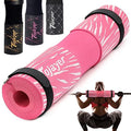 Squat Pad Barbell Pad for Workout, Neck & Shoulder Protective Foam - color: Pink