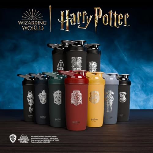 Smartshake Reforce Stainless Steel Harry Potter Expecto Patronum Style Shaker Bottle (900 ML /30oz) | Lightweight Resistance Sports Shaker Bottle with a Soft Lid | Leakproof, BPA Free & DEHP Free - color: Expecto Patronum
