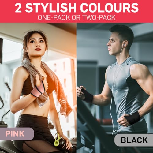 Dr. Arthritis Essentials Wrist Support, Wrist Wraps, Carpal Tunnel Wrist Brace for Night Support, Hand Brace & Wrist Guard for Left & Right Hand (Black 2 Pack) - size: Black - 2 Pack