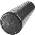 JFIT High Density Foam Roller – EPP Deep Tissue Massage Roller for Muscle Recovery, Myofascial Release & Stretching - color: Black (New), size: 24-Inch