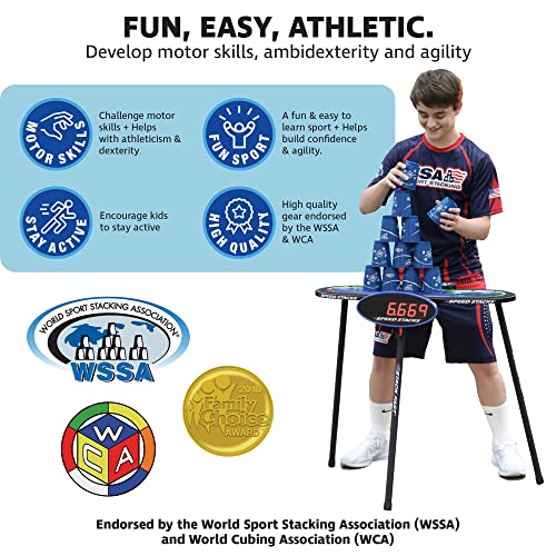 Speed Stacks G5 Timer | Official Sport Stacking and Cubing Association Timer | Accuracy to 0.001 Seconds, Batteries Included