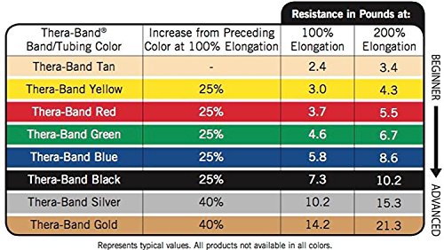 THERABAND Resistance Tubing with Soft Handles, Silver, Super Heavy Level, 50" Latex Stretch Resistance Bands for Exercise, Professional Workout Bands for Upper & Lower Body, Color-Coded Levels - color: Silver - Super Heavy, size: 50 Inch