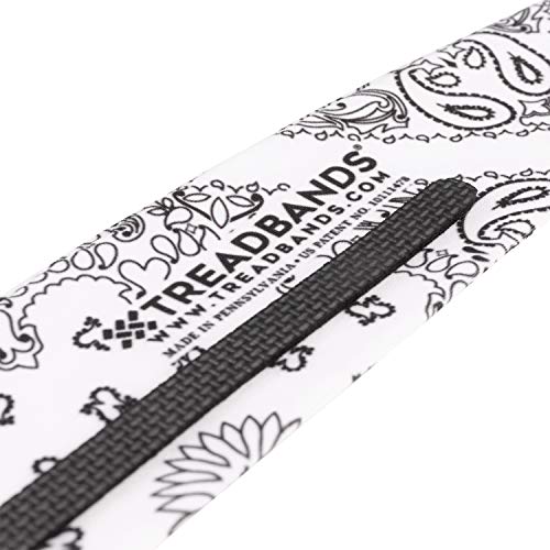 TreadBands Men's Performance Non-Slip Headbands - color: White Bandana