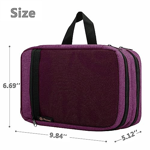 PACMAXI 84 Watch Bands Storage Carrying Case Compatible with Watches | Expandable Watch Band Holder Fit for Most Sizes of Watch Straps, Organizer for Watch Bands Accessories, Bag Only,Purple - color: Purple