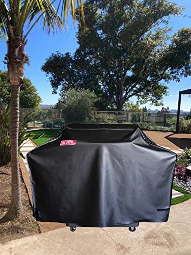 66" Heavy Duty Waterproof Gas Grill Cover fits Weber Char-Broil Coleman Gas Grill-Black - color: black, size: 66"