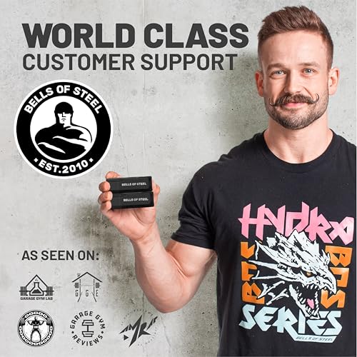 Magnetic Barbell Collars [Bells of Steel] Version 2.0 Premium Weight Bar Clamps, Quick Release Barbell Clips, Olympic Barbell Clamps, High-Strength Nylon Gym Clips, Pair, Black - color: Black V.2