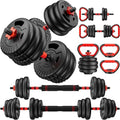 Adjustable Dumbbell Set,22/33/45/70/90lb Free Weight Set with Connector,5-in-1 Dumbbell Set for Barbells,Kettlebells,Push up Stand,Weight Plate,Fitness Exercises for Home Gym Suitable Men/Women - color: 33LB (16.5LB Pair)