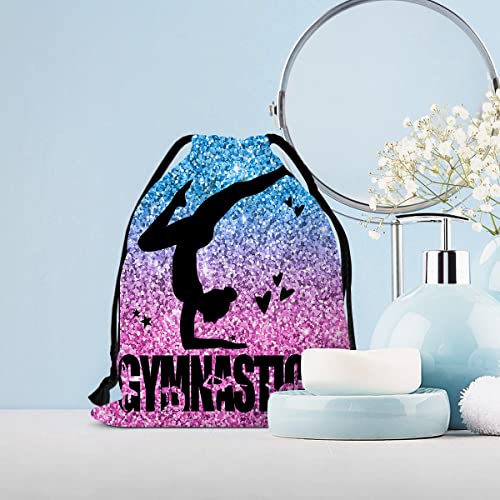 Gymnastics Drawstring Grip Bags Small Drawstring Bag Waterproof Gym Storage Pouch For Holding Gymnastics Grips - color: Gymnastics 2