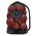 BROTOU Extra Large Mesh Ball Bag, Drawstring Socce Bag for Coach, Use for Basketball, Volleyball, Baseball, Mesh Equipmenbag with Adjustable and Portable Strap - size: 18" x 28"