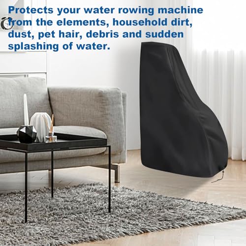 Rowing Machine Cover, Rower Outdoor Cover for Concept 2 Rowing Machine Waterproof Row Machine Cover for Hydrow Rowing Machine, Dustproof Fitness Equipment Protective Cover - size: 44"L×19.6"W×52" H
