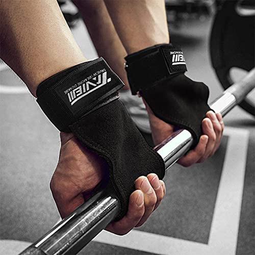 TAVIEW Wrist Straps for Weightlifting for Maximum Grip Support - Lifting Deadlift Strap & Weight Lifting Grips Gloves for Working Out Pull Up Deadlifting & Shrugs - color: Black(Tiger)