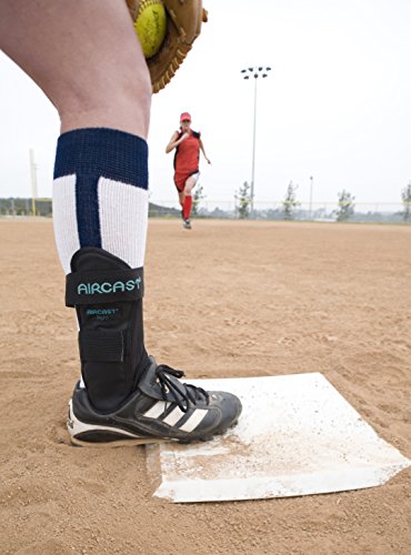Aircast Airsport Ankle Brace for Chronic Ankle Instability - Durable and Comfortable, Small, Right - size: Small (Pack of 1), style: Right Foot