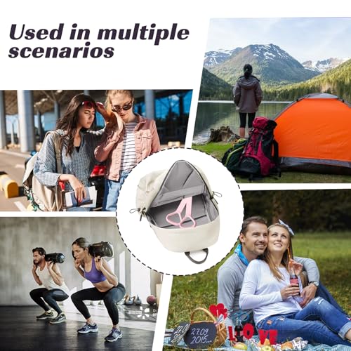 Resistance Bands, Figure 8 Fitness Resistance Bands with Handles, arm Bands for Workout - color: Pink