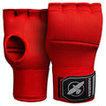 Hayabusa Quick Gel Hand Wrap Boxing Gloves | Slip-On Design, Padded Knuckle Protection, Hook and Loop Closure, Muay Thai Kickboxing, Men and Women, Sparring - color: Red, size: X-Large