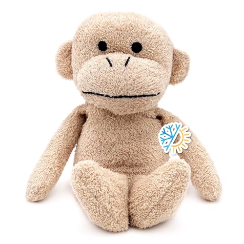 Thermal-Aid® (Jo Jo The Monkey) – Washable Heating Pad & Ice Pack – Plush Hot/Cold Pack with Natural Corn Filling – Reusable Comfort - size: Zoo Monkey