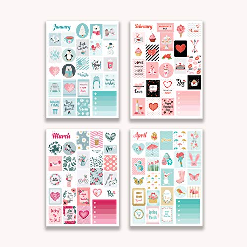 Lamare Seasonal Planner Stickers for Journaling – Calendar Stickers Adults - style: Seasonal Stickers