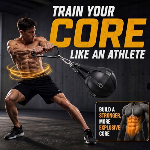 Indoor Slam Ball Medicine Balls Bag with Handles, Heavy Duty Weight Throw Practice Accessory, Reinforced Polyester Webbing & Steel Hardware, Fits 15-30 Lbs, Ball Not Include