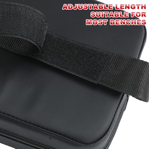Simgoing Weight Lifting Pad Bench Chest Press Back Pad for Free Weight Bench Exercises and Chest Press Support Non Slip PVC Leather Foam Support for Home Gym Strength Training - size: 13.8x7.1x3.3 Inch