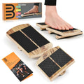 Ankle Strengthener & Single Leg Balance Board, Foot Strengthener for Plantar Fasciitis & Achilles Tendonitis, Physical Therapy, Sprain Recovery & Arch Support - color: Black