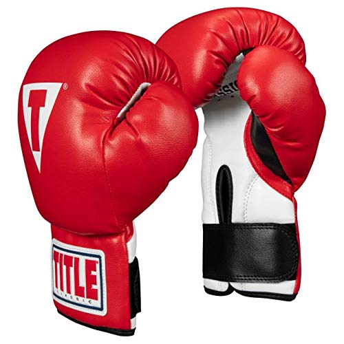 TITLE Boxing Classic Kid & Youth Boxing Gloves 2.0 - Youth & Kids Boxing Gloves, Boxing Equipment - color: Red/White/Black
