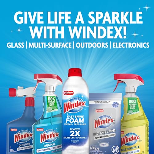 Windex Gaming Cleaning Wipes, Pre-Moistened Wipes to Instantly Clean all Gaming Gear and Electronics, Resealable Packaging for a Freshness Lock, 25 count (Pack of 12) - size: 25 Count (Pack of 12)